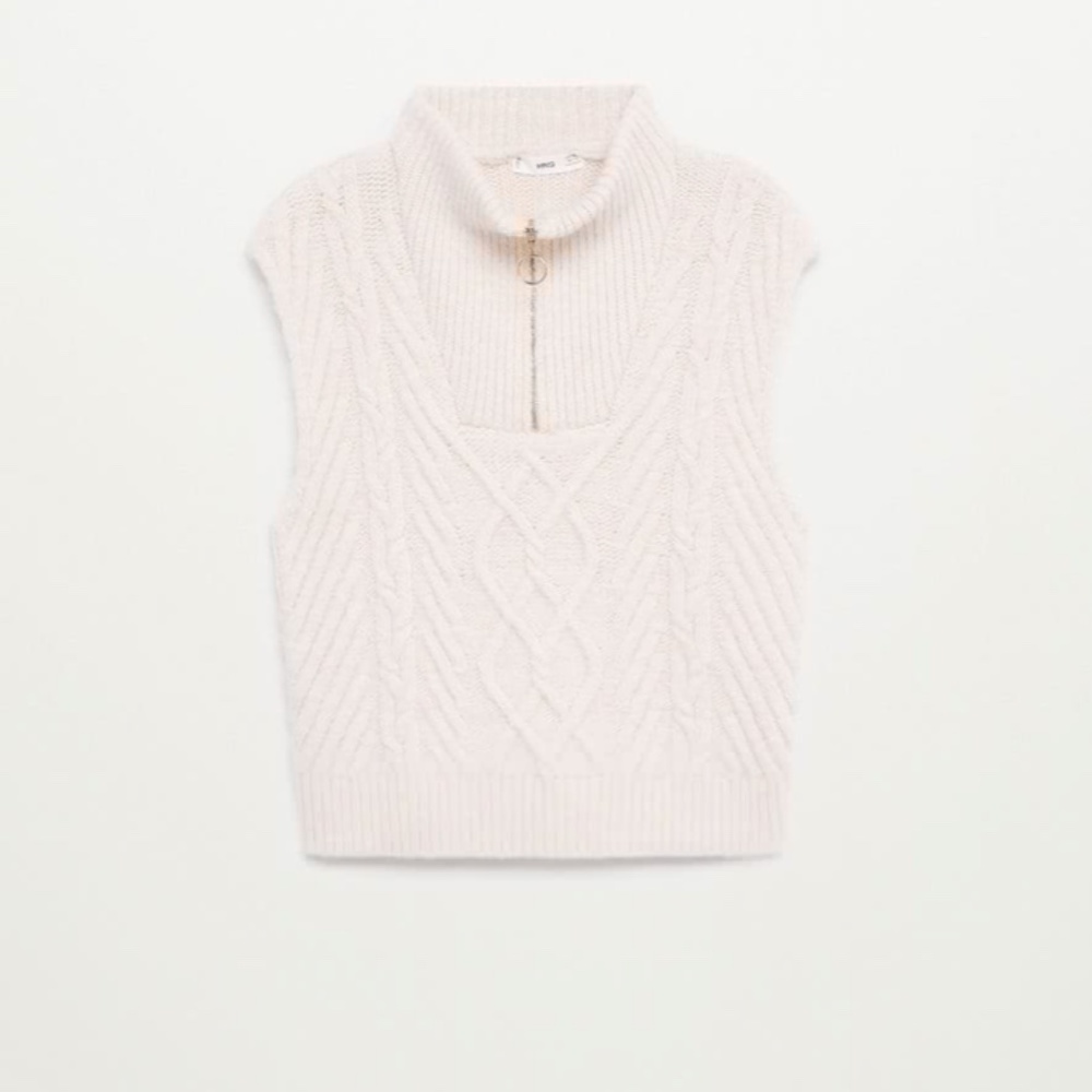 Mango Chunky knit gilet